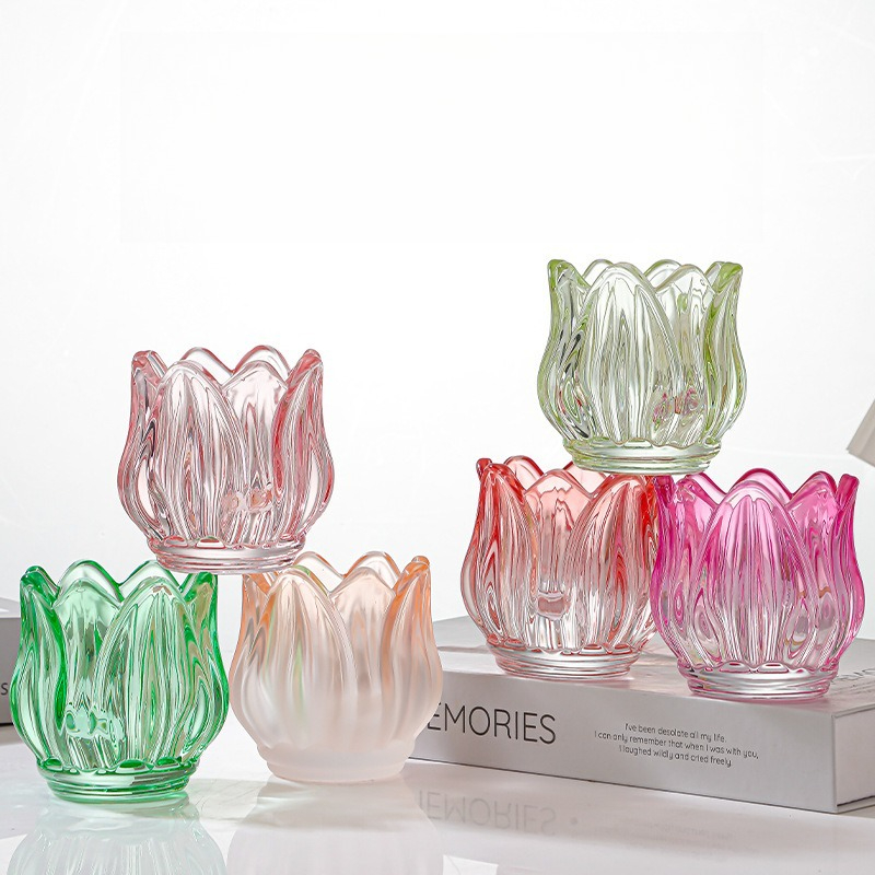 Candle Making Glass - Стеклянная чашка для свечи-тюльпана, атмосферное украшение,