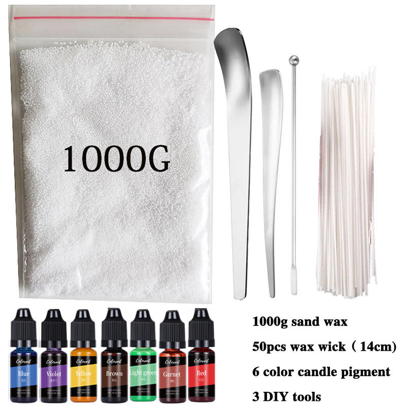 Candle Making Instructions - Горючий песок, свеча ручной работы, воск,