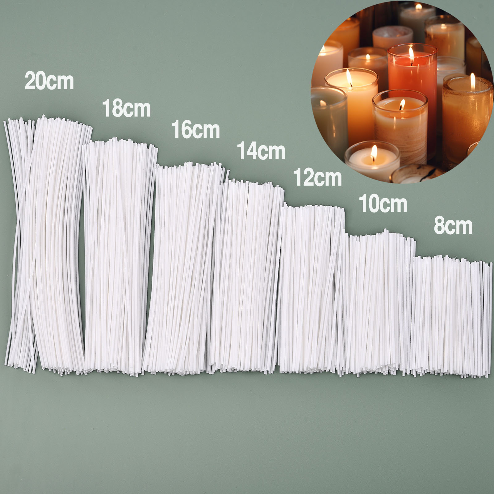 Candle Making Instructions - Вощеная хлопковая свеча, набор фитилей, бездымный