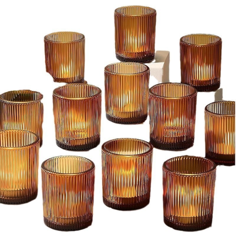 Candle Making Glass - Винтажные стеклянные подсвечники для чайных свечей