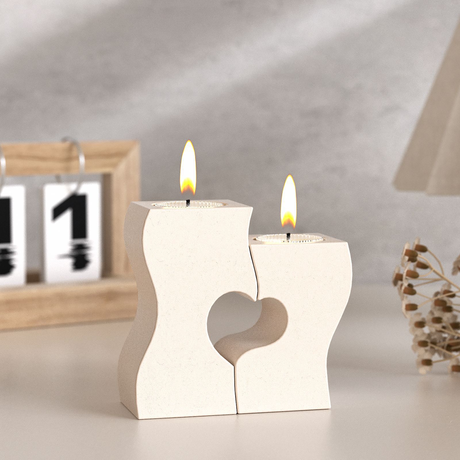 Candle Making Business - S сердце подсвечник силиконовые формы DIY