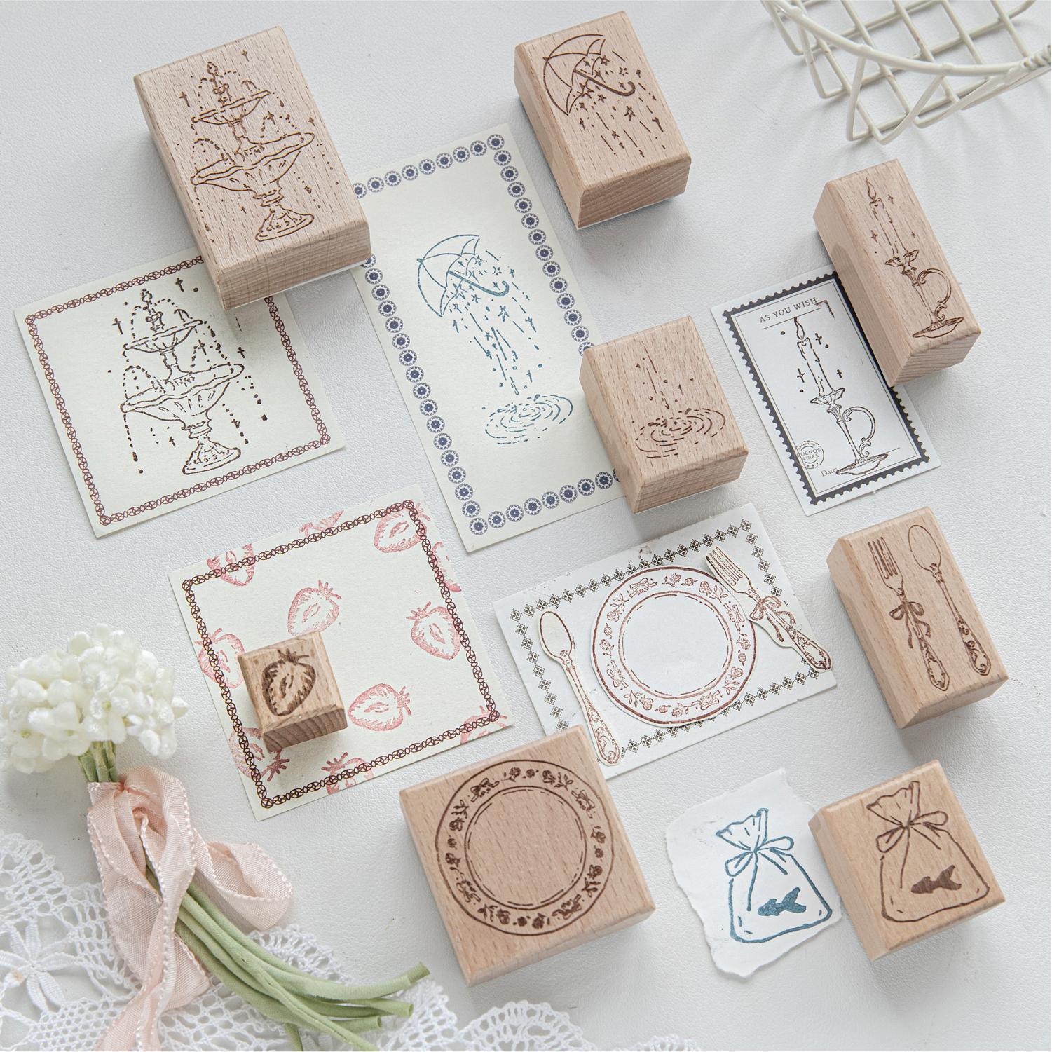Candle Making Process - Деревянный штамп для творчества: дизайн в