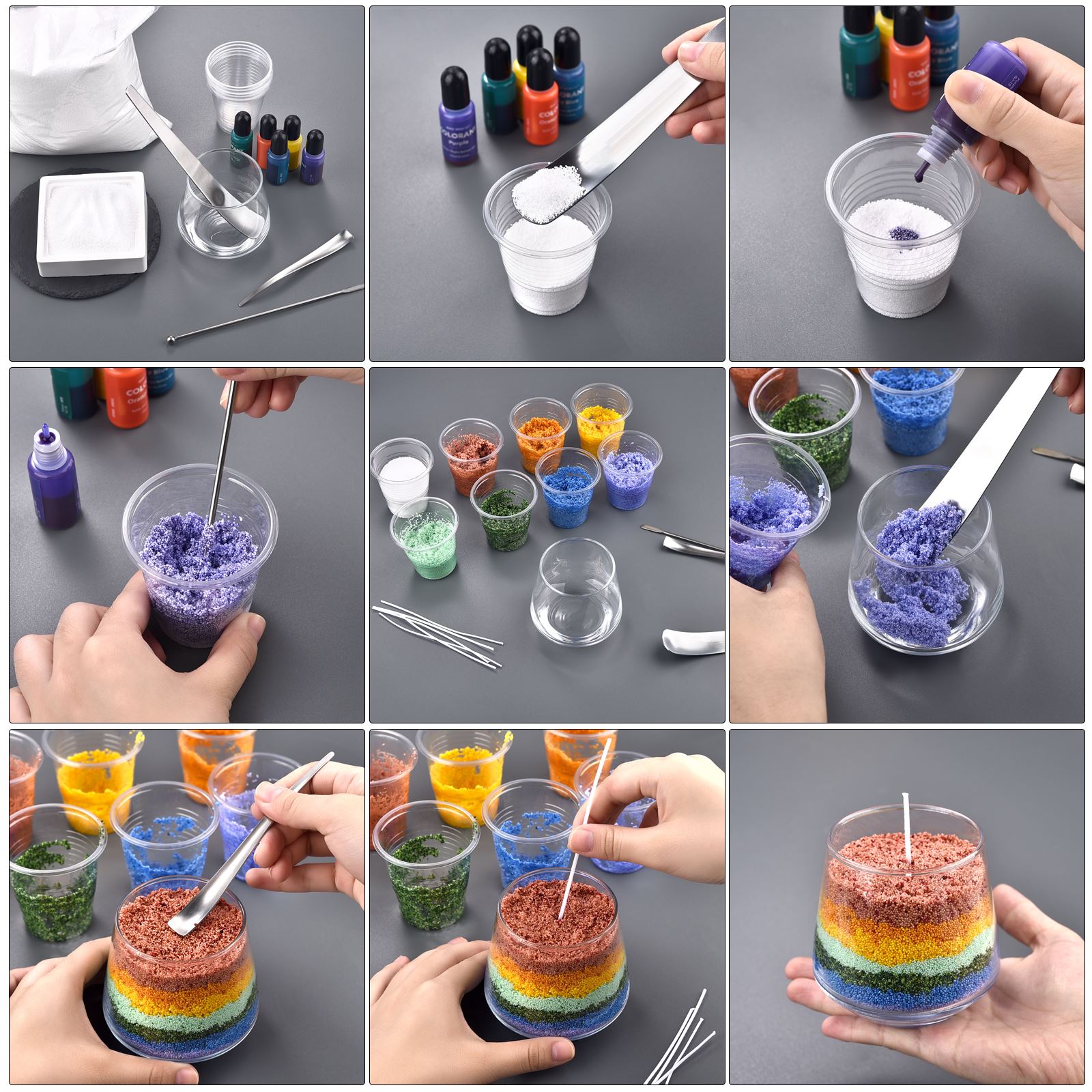 Горючий песок, свеча ручной ра – обзор и цена Candle Making Instructions