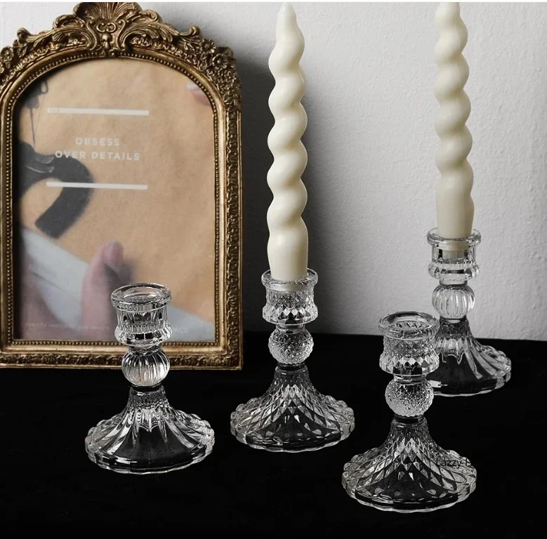 Хрустальные подсвечники 6 шт., – обзор и цена Candle Making Glass