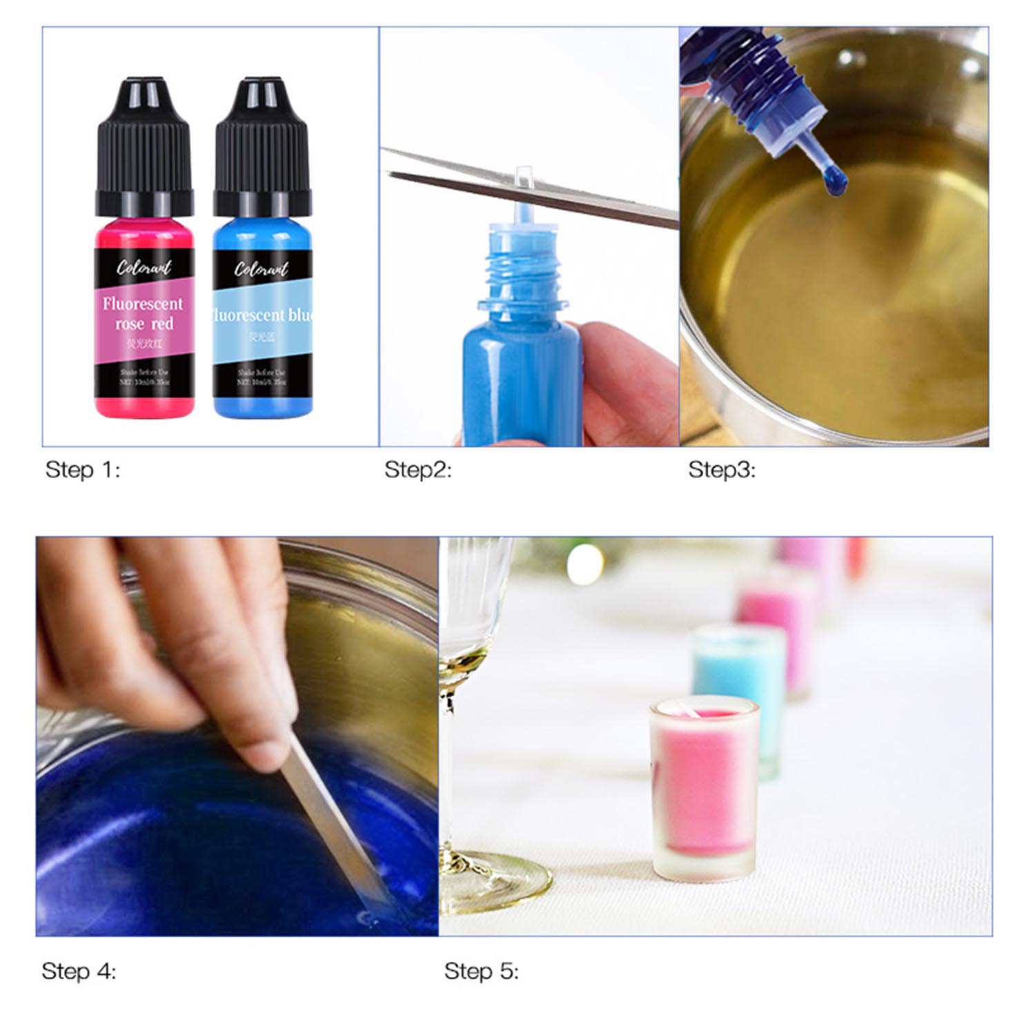 Набор красителей для свечей, ж – обзор и цена Candle Making Instructions