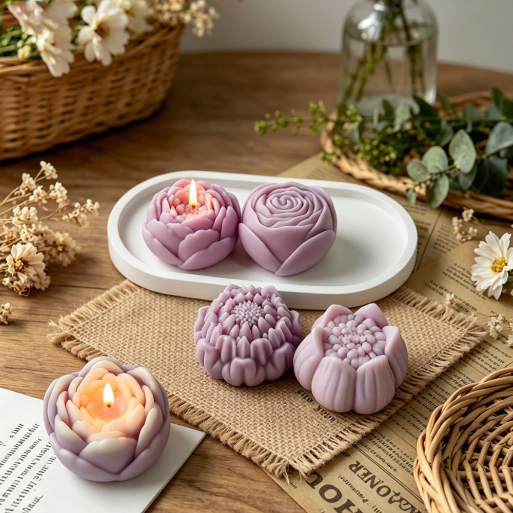 3D-форма из силикона для цвето – обзор и цена Candle Making Experience