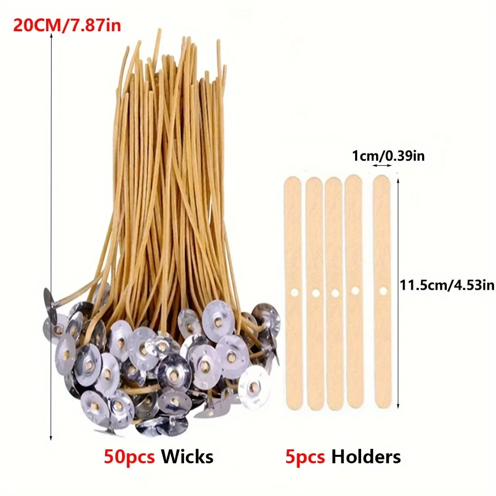 Фитиль для свечей, 50 шт., 8-д – обзор и цена Candle Making Wicks