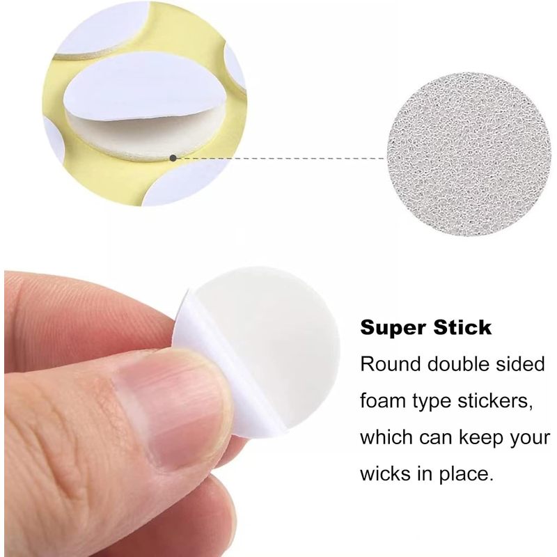 240 шт. наклеек для фитилей св – обзор и цена Adhesive Dot Wick