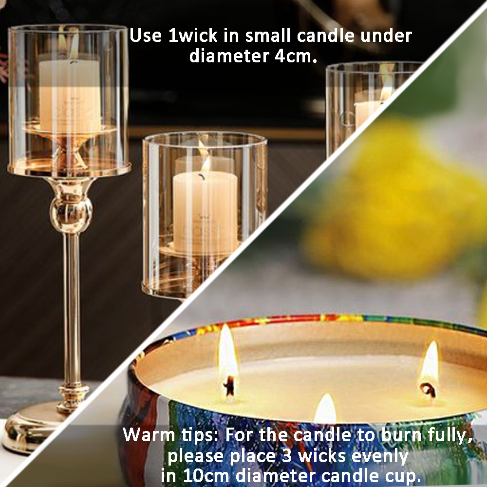 55 шт., фитиль для цветочной с – обзор и цена Candle Making Wicks
